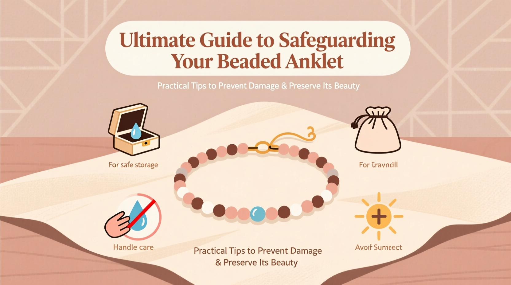 ultimate guide to safeguarding your beaded anklet practical tips to prevent damage and preserve its beauty