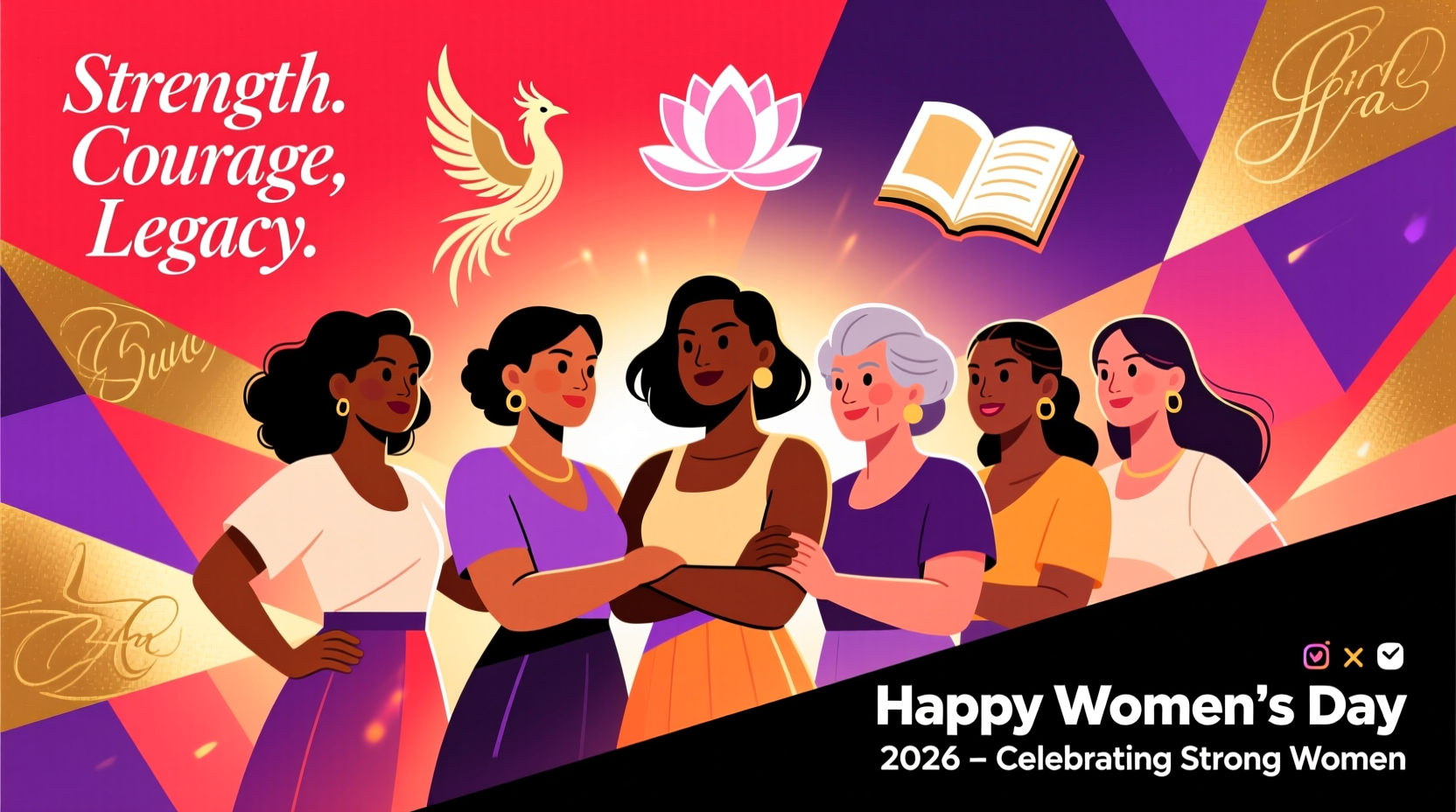 happy womens day strong women