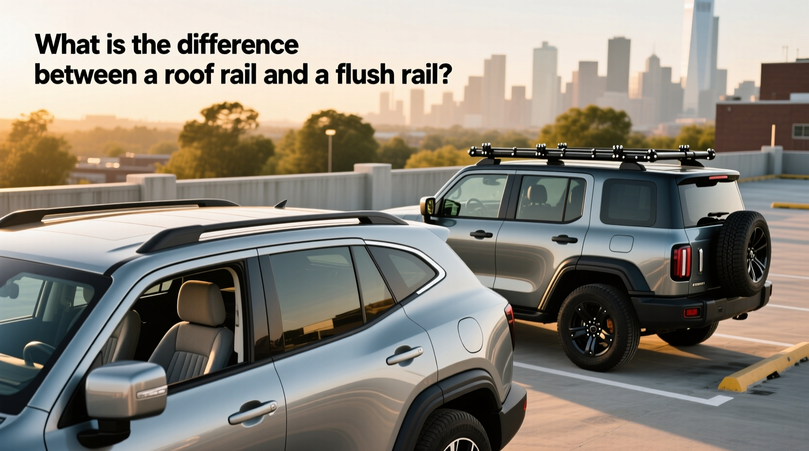How to Choose Flush Rail Roof Bars, What Is the Difference Between a Roof Rail and a Flush Rail?