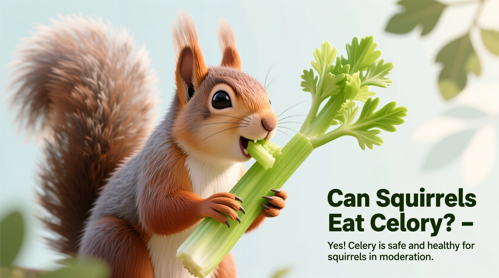 Can Squirrels Eat Celery? Safe Feeding Guide