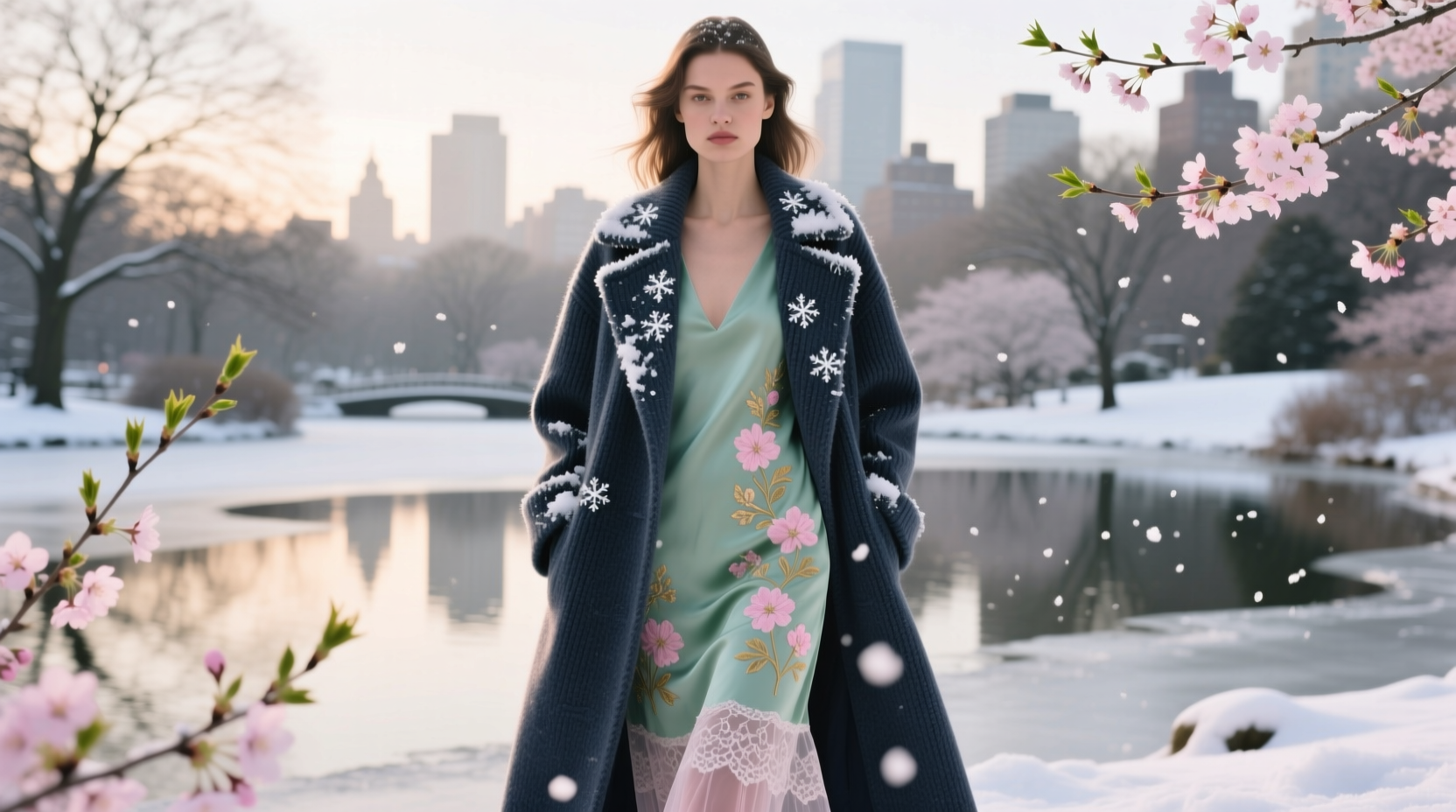 transition winter to spring fashion