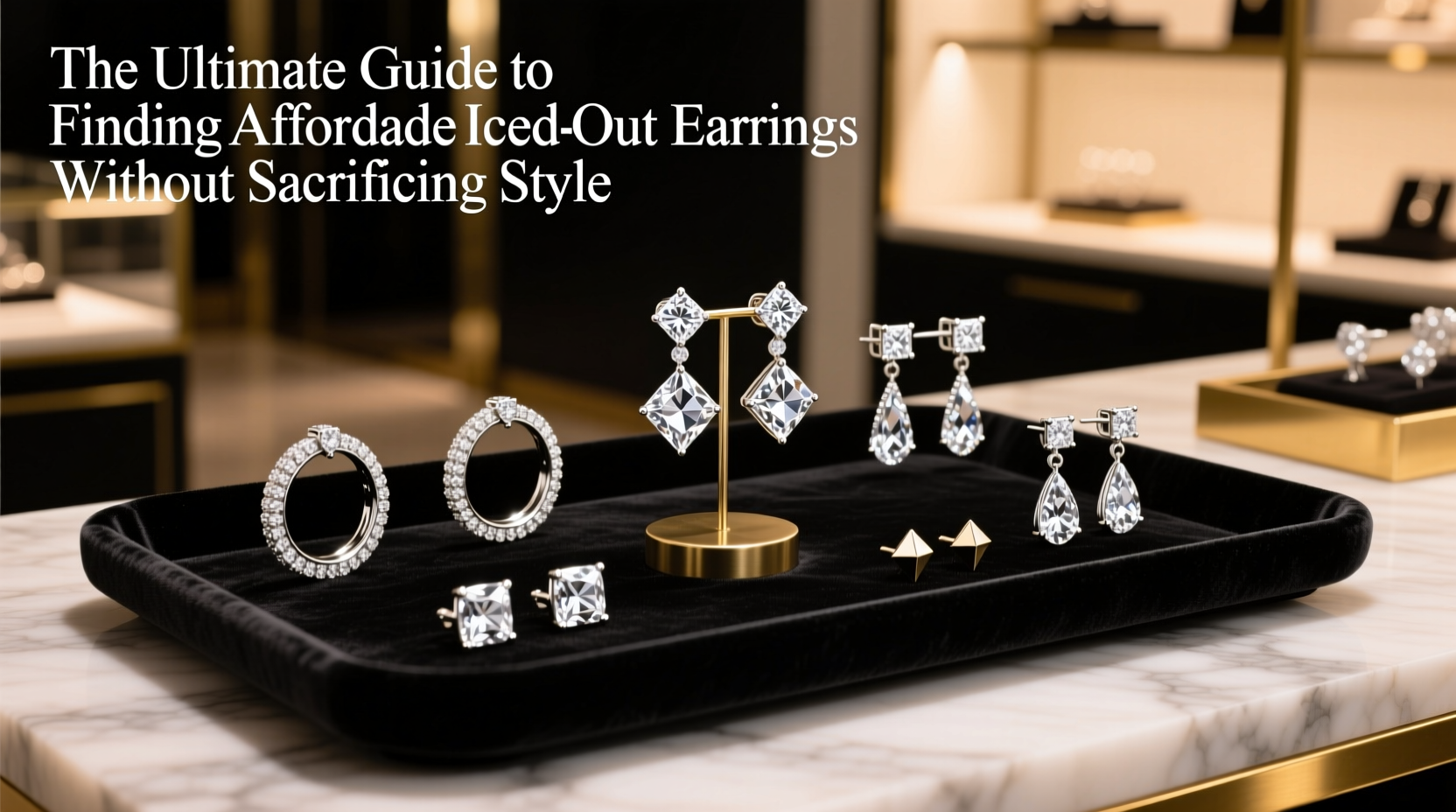 the ultimate guide to finding affordable iced out earrings without sacrificing style