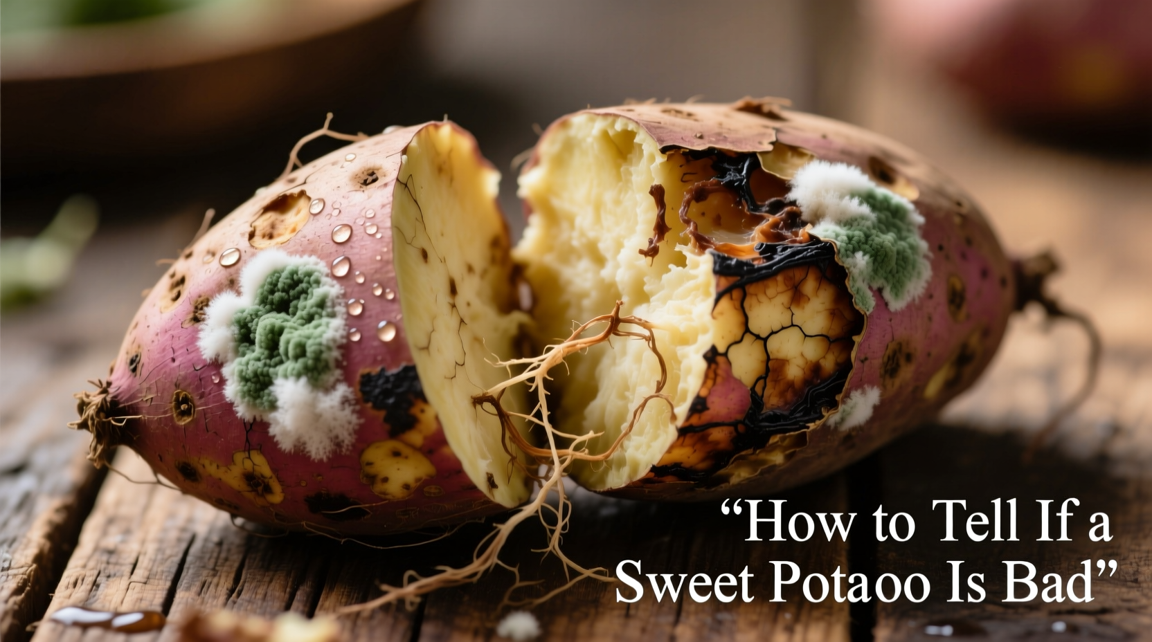 how to tell if a sweet potato is bad
