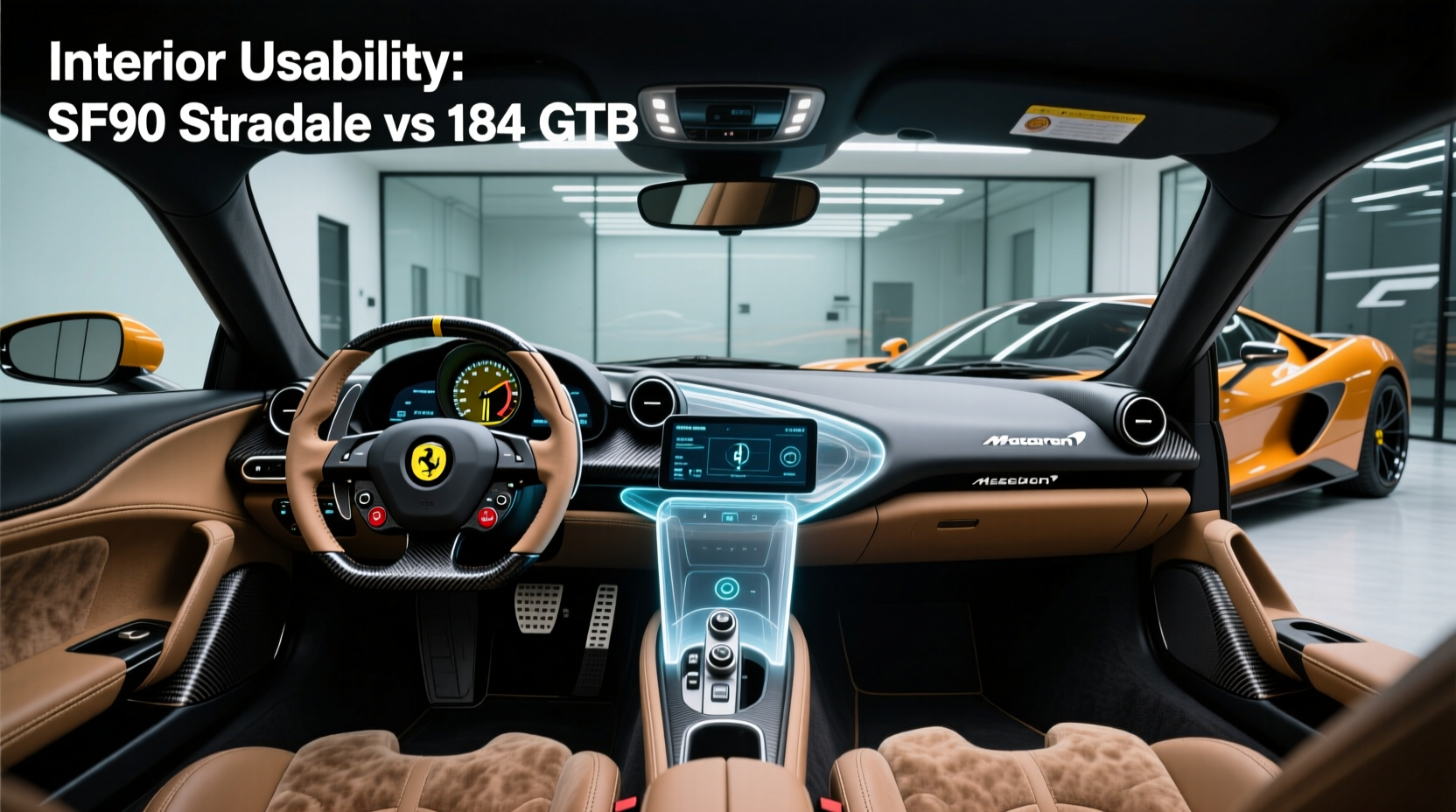 SF90 Stradale Beats 488 GTB in Interior Usability