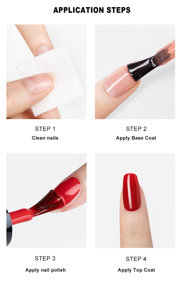 Pedicure and manicure cosmetics wholesale cheap private label customizable colors glossy pink red blue nail polish bulk gallon