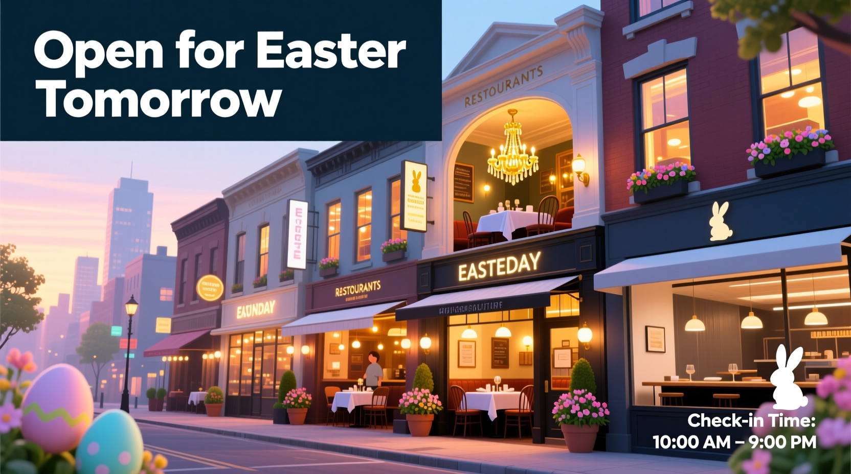 what restaurants are open tomorrow for easter