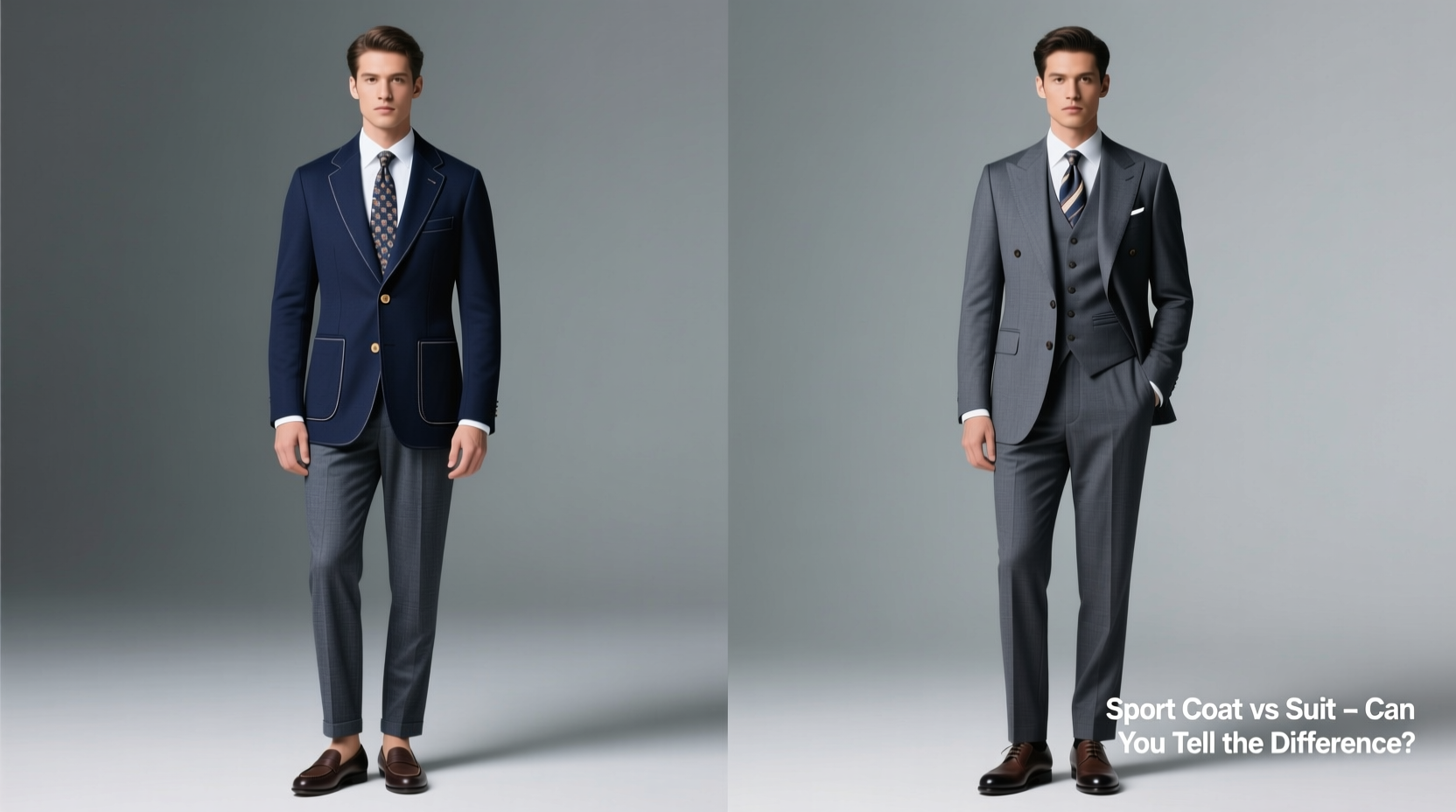 sport coat vs suit can you really tell the difference or are they basically the same