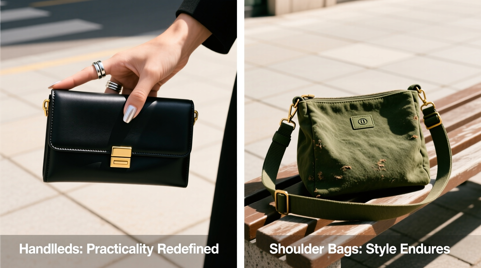 handheld vs shoulder bag are shoulder bags going out of style or are handhelds just more practical now