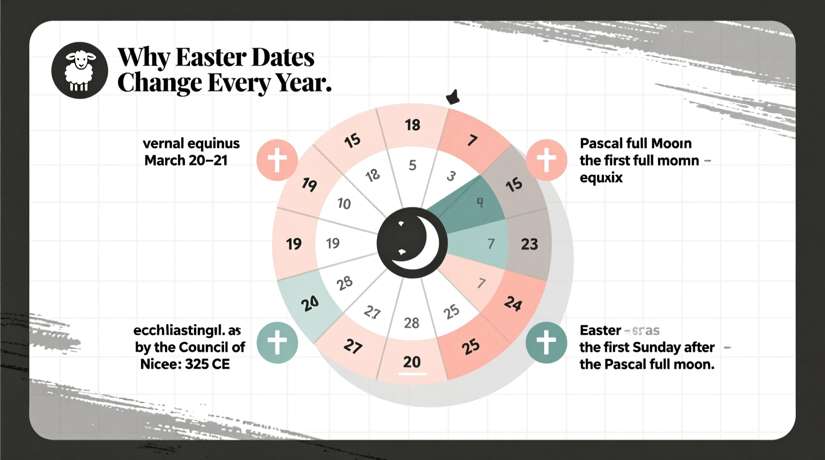 why do the days of easter change