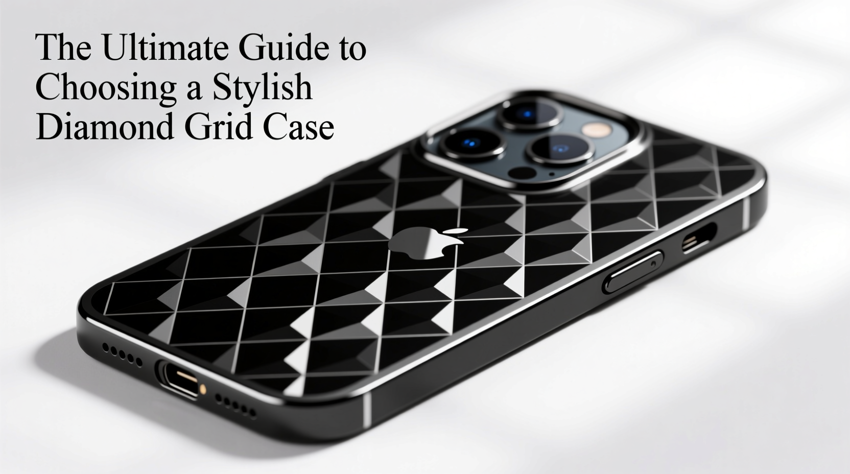 the ultimate guide to choosing a stylish diamond grid case for your iphone 15 pro max