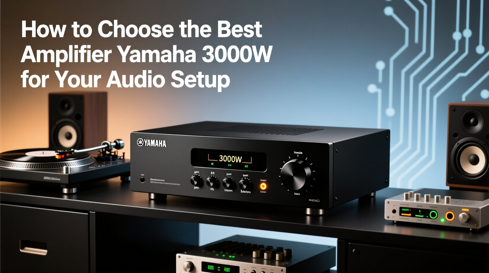 amplifier yamaha 3000w