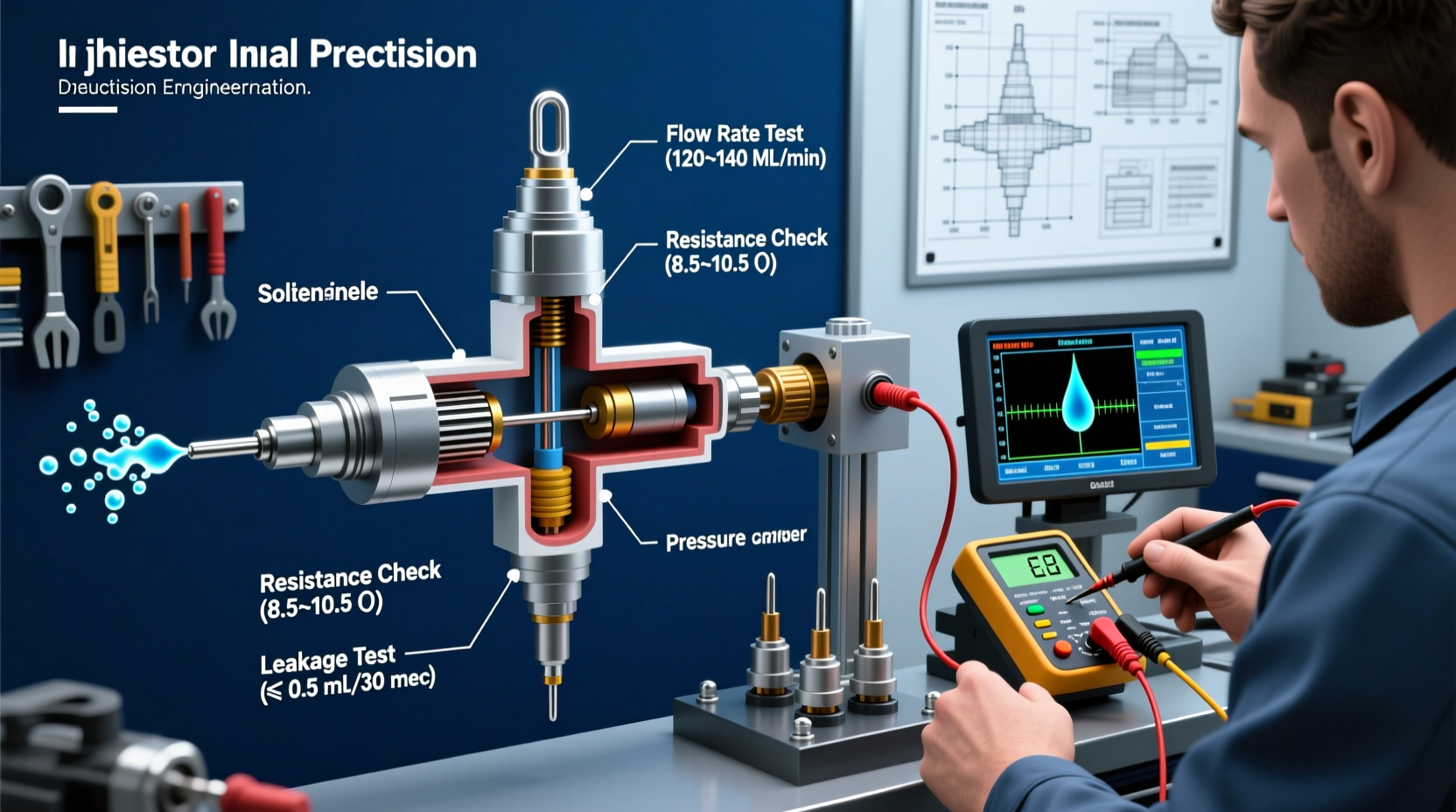 how to accurately diagnose and test diesel injectors for optimal engine performance