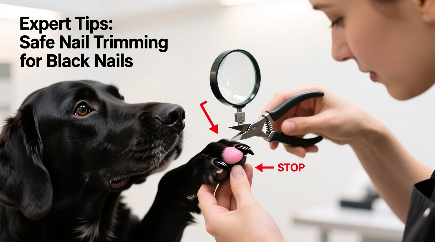 expert tips to safely locate your dogs quick on black nails for stress free trimming