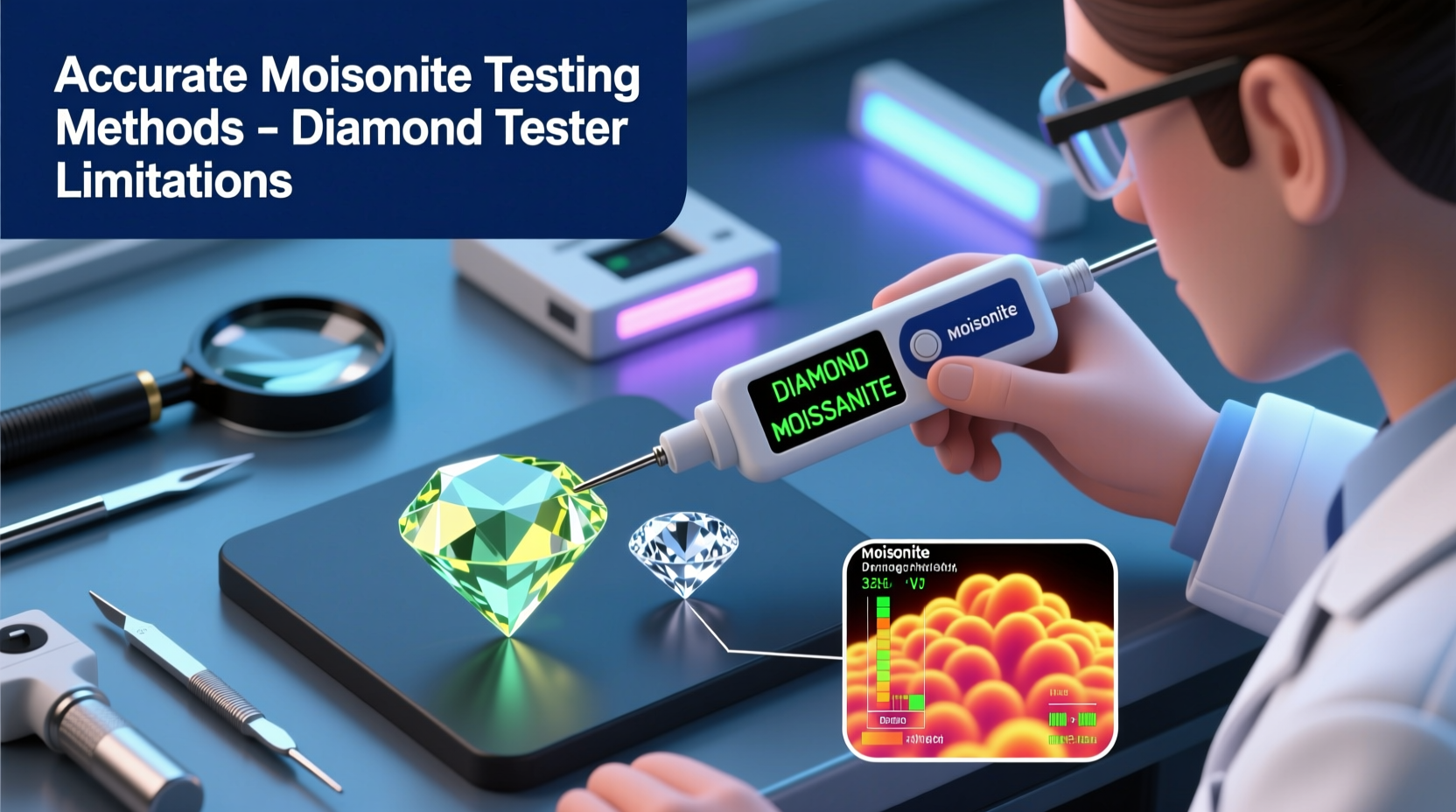 effective methods to accurately test moissanite using a diamond tester