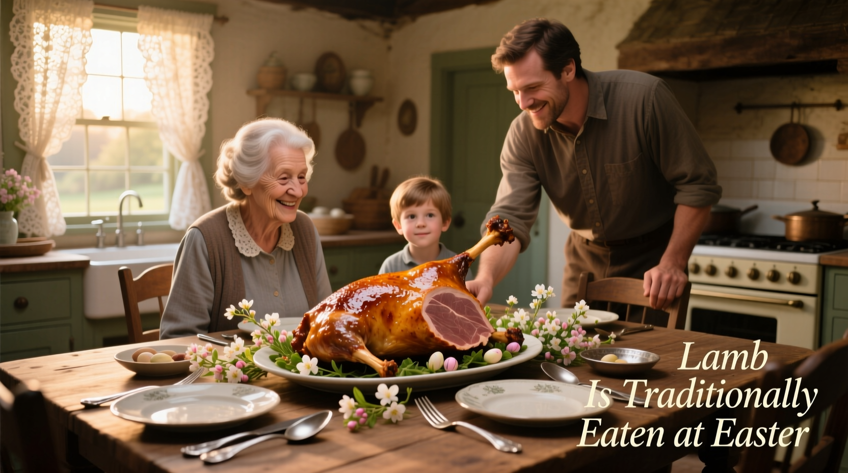 do you eat lamb at easter