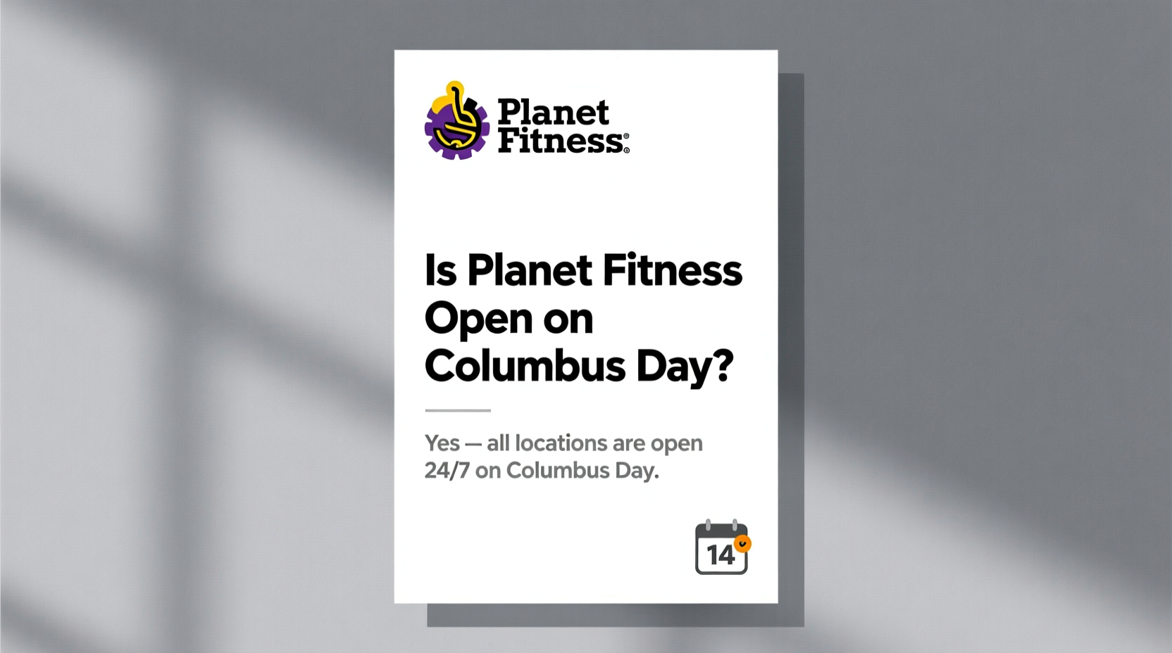 is planet fitness open on columbus day