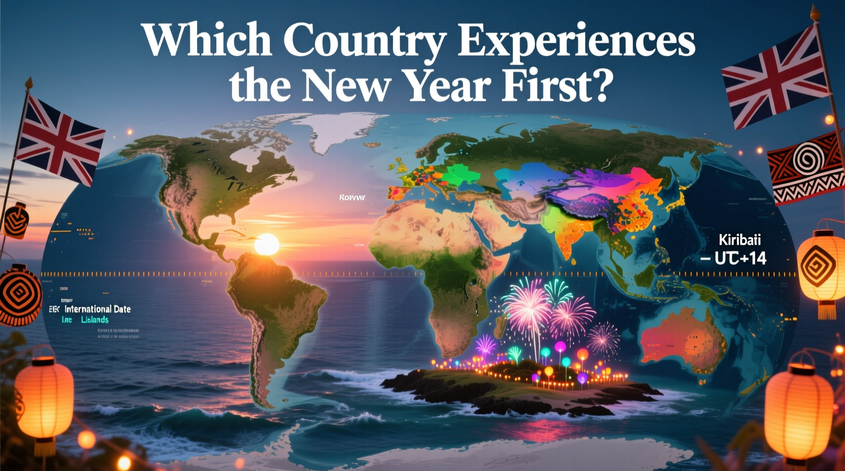 which country experiences the new year first