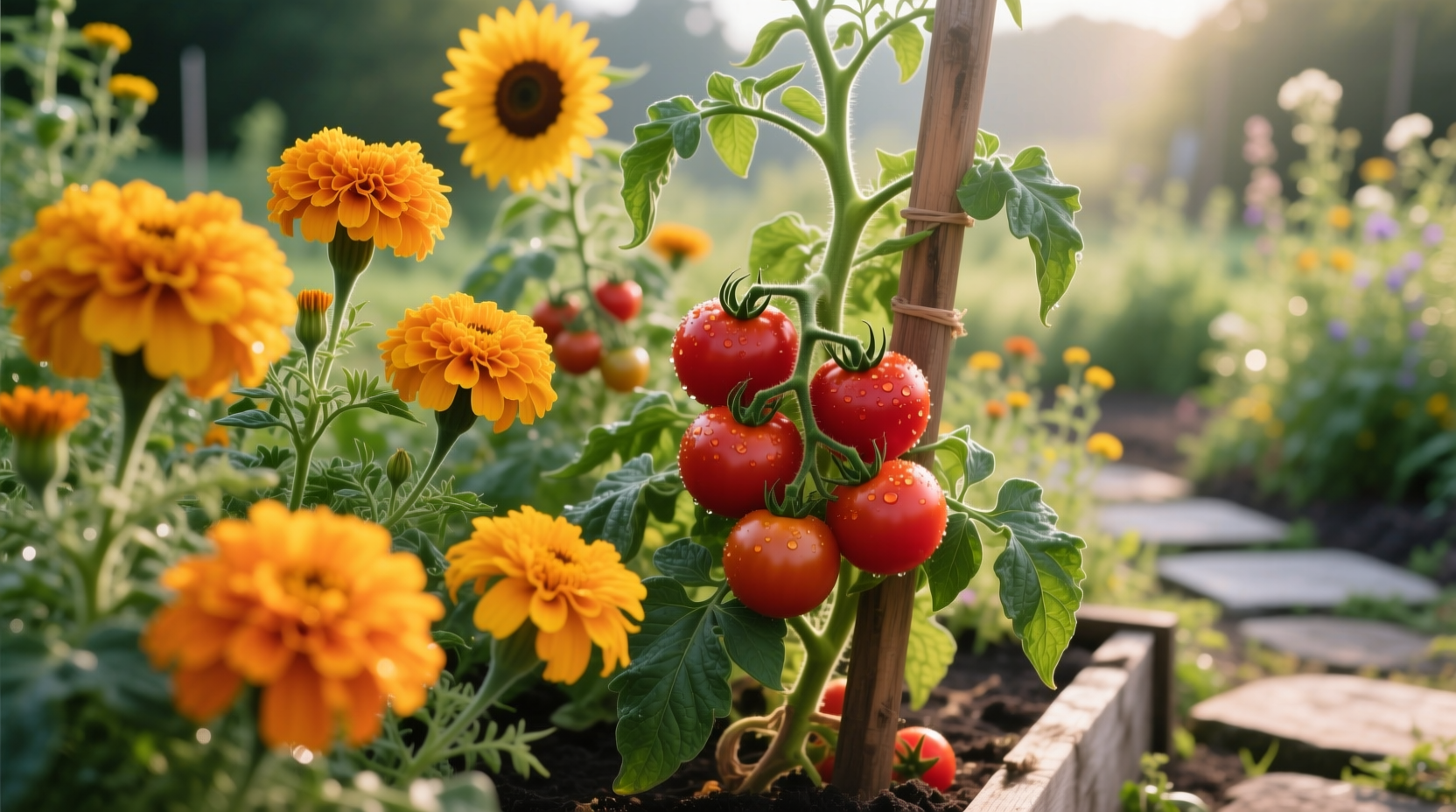 Marigolds and Tomato Plants: Science-Backed Companion Planting
