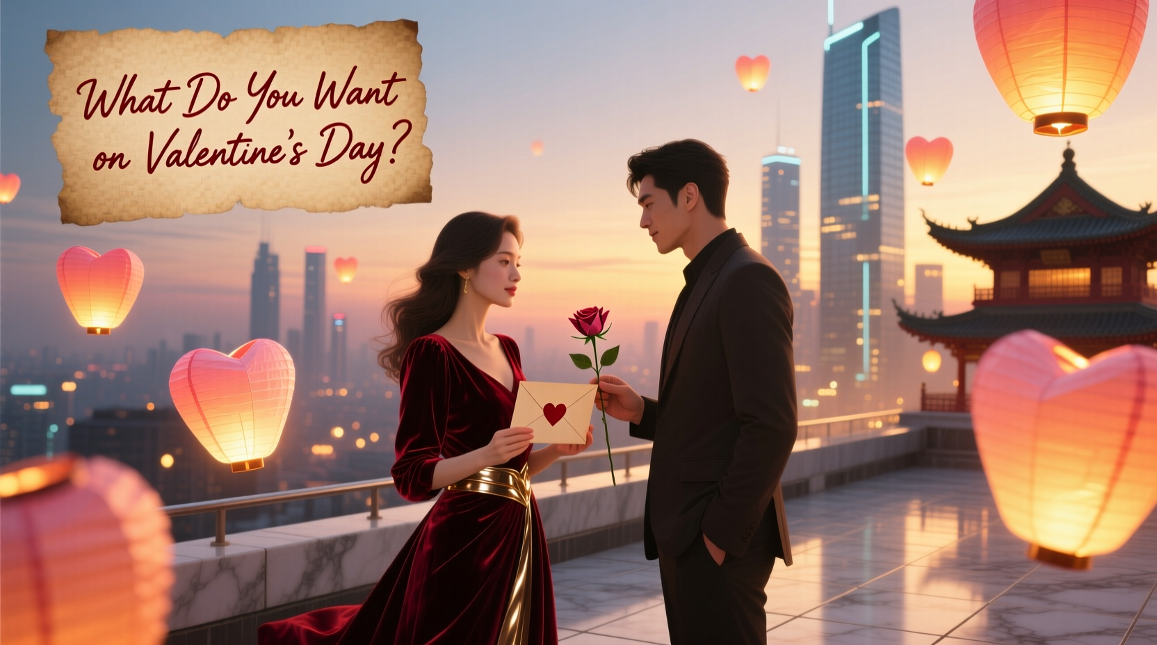 what do you want on valentines day