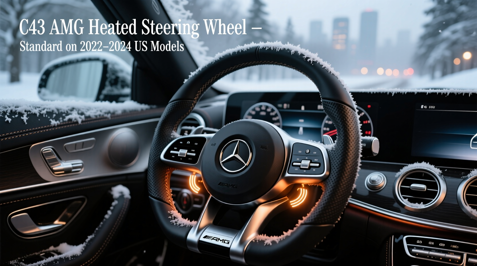c43 amg heated steering wheel winter