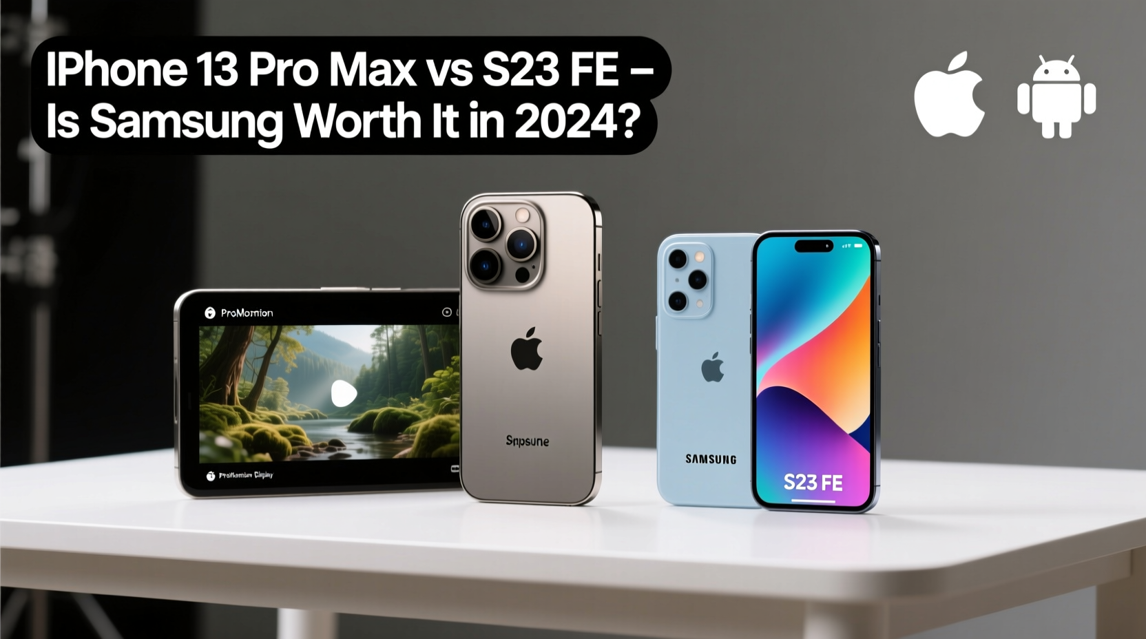iphone 13 pro max vs s23 fe in 2024 is the samsung really worth the upgrade