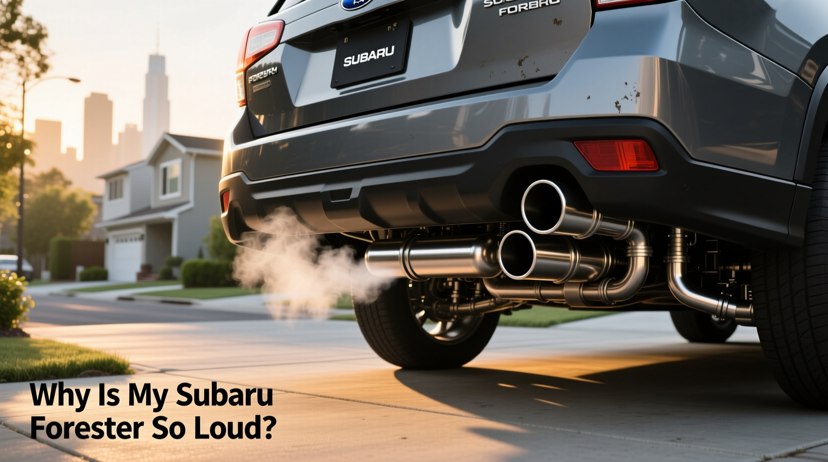 How to choose Subaru Forester exhaust systems, Why is my Subaru Forester so loud?
