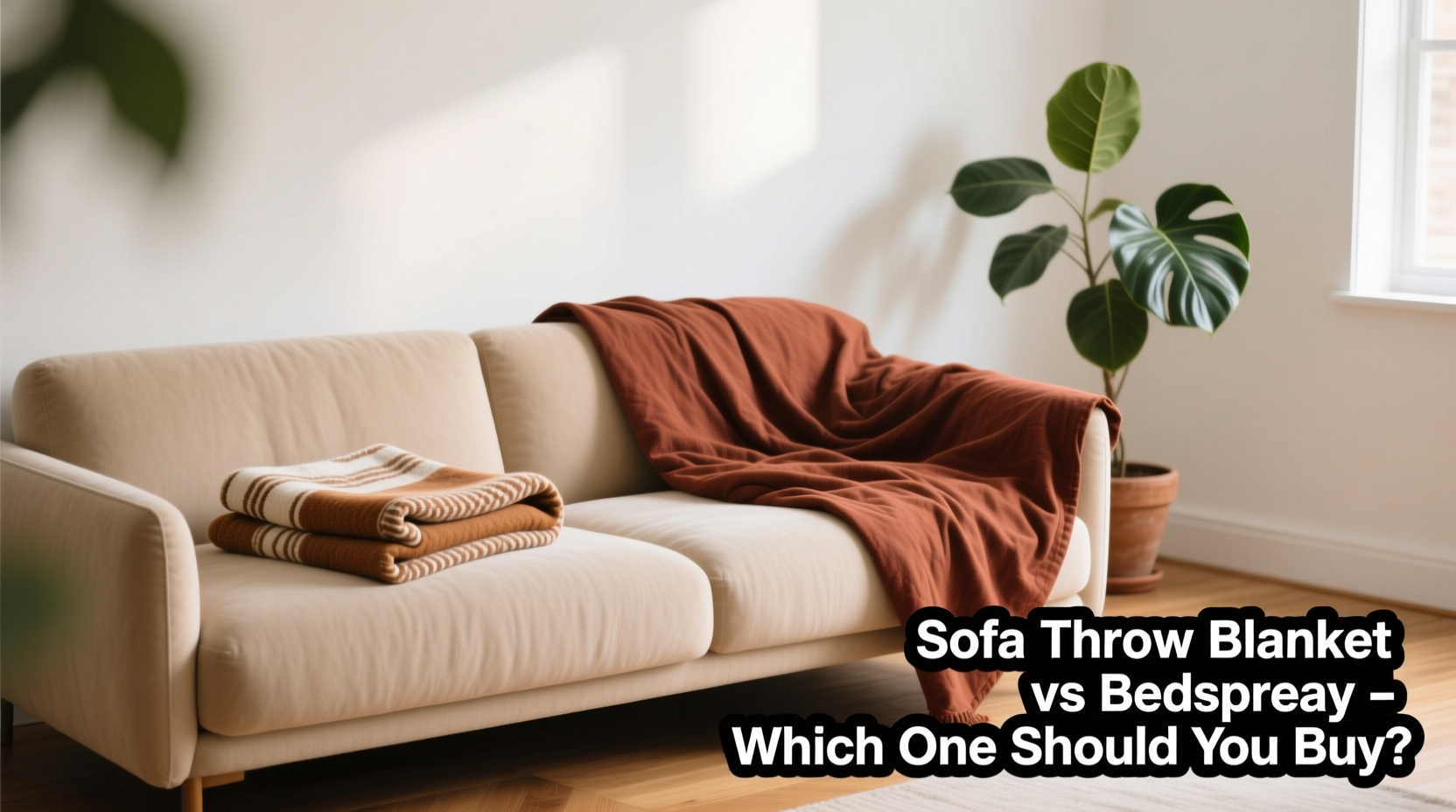 sofa throw blanket vs bedspread which one should you actually buy for your couch