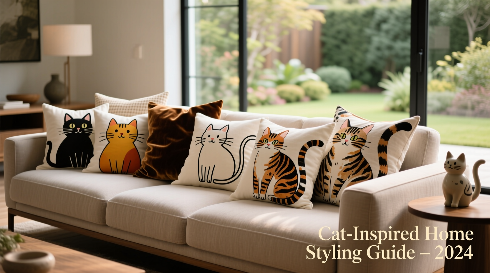 how to choose and style pillow covers with unique cat patterns for every home