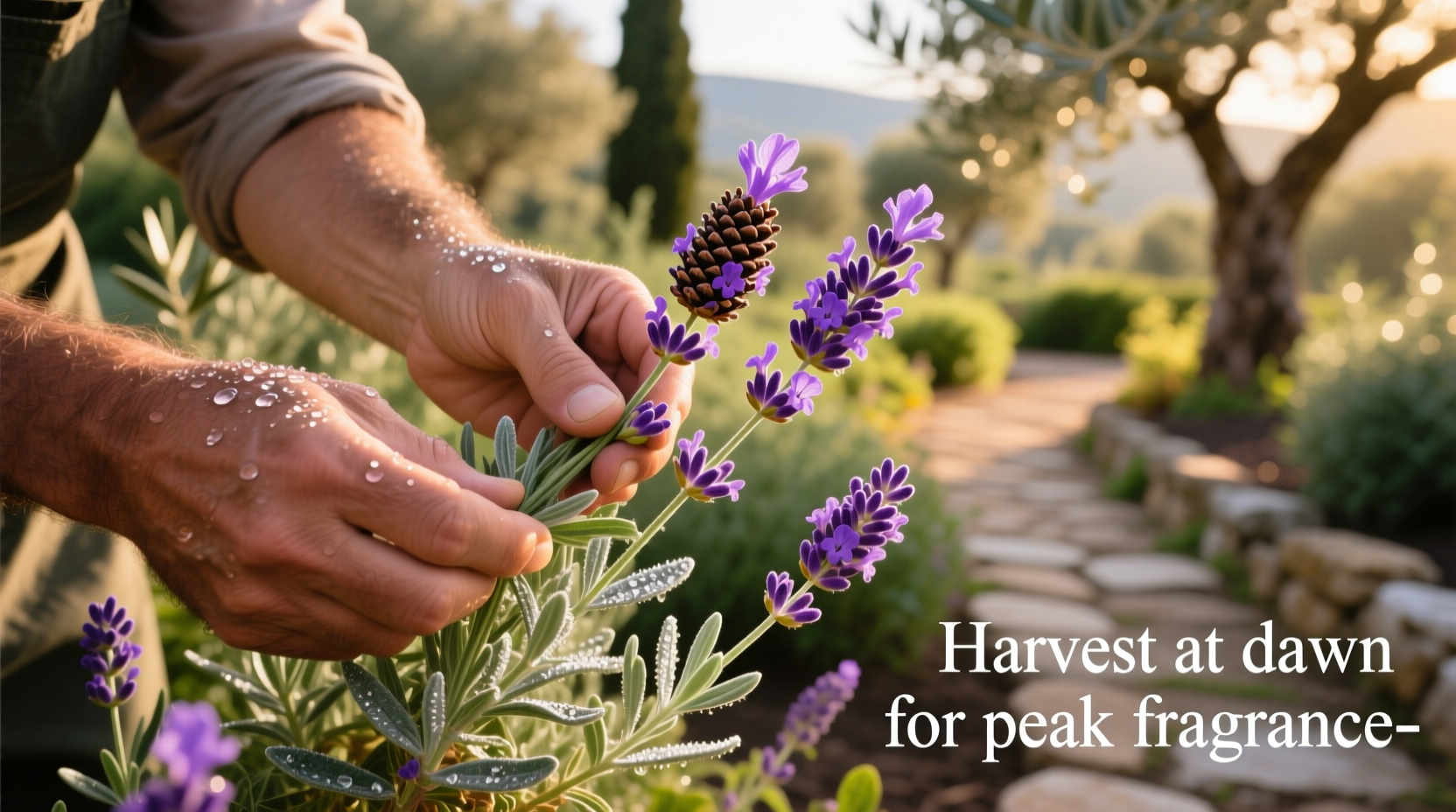 how to harvest spanish lavender