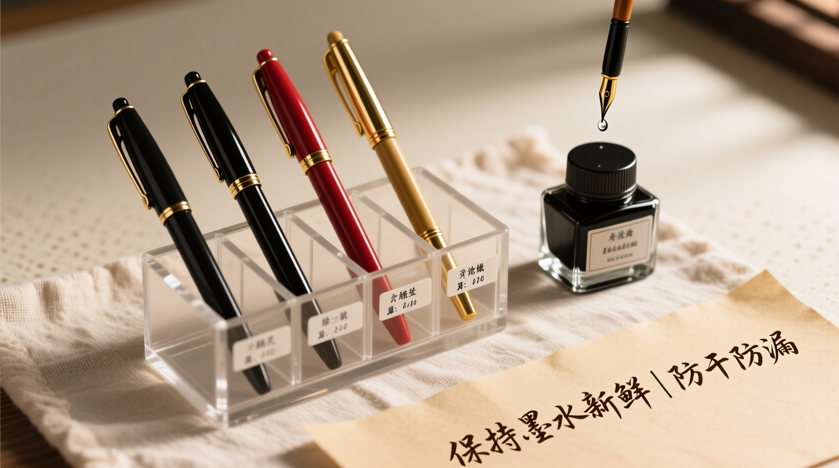 essential tips for storing calligraphy pens to keep ink fresh and prevent drying
