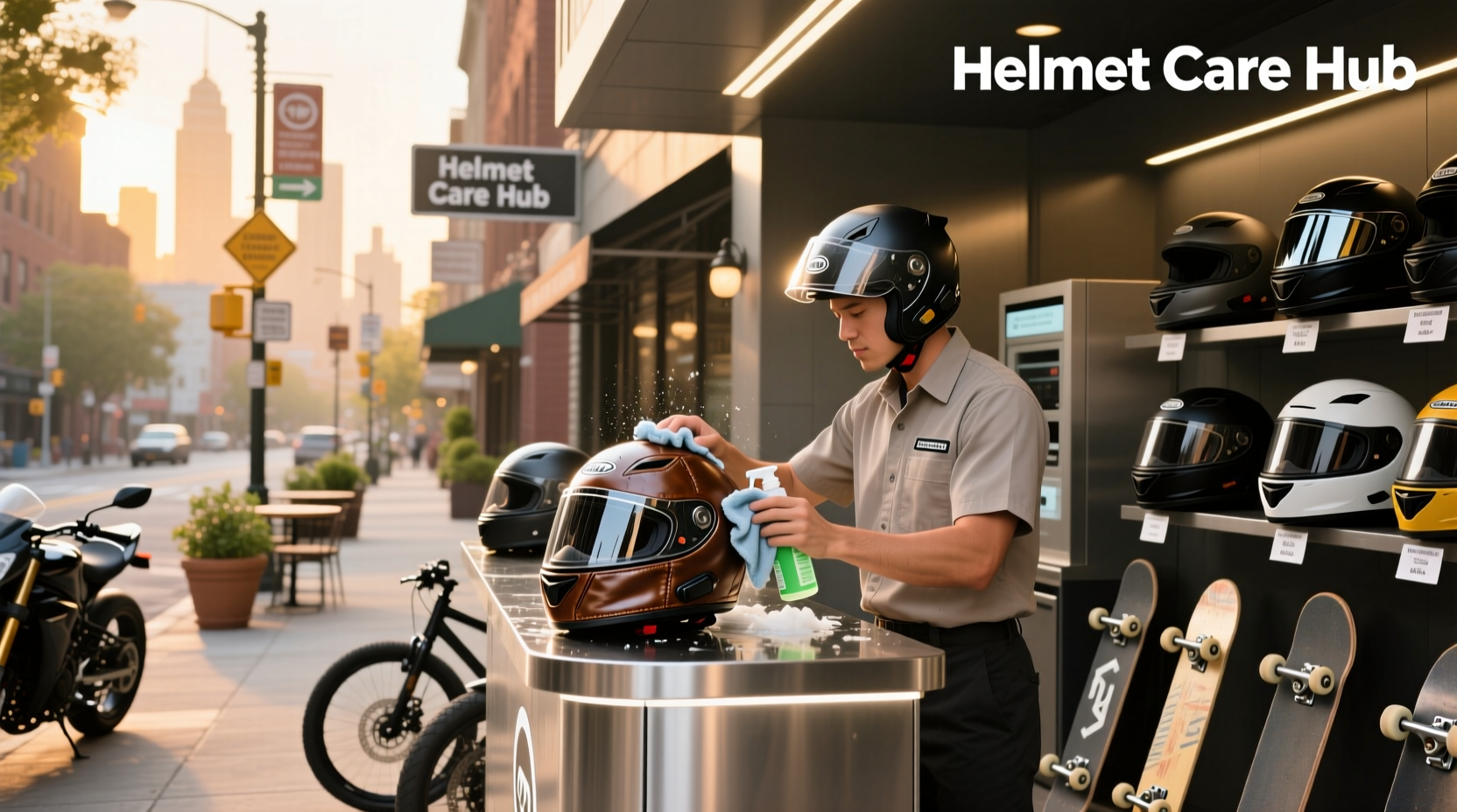 How to Find a Helmet Cleaner Near Me and Clean It Properly