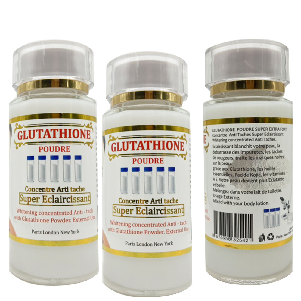 Poudre de Glutathion Serum Éclaircissant Anti-Taches 120ml Poudre de Glutathion Serum Éclaircissant Anti-Taches 120ml