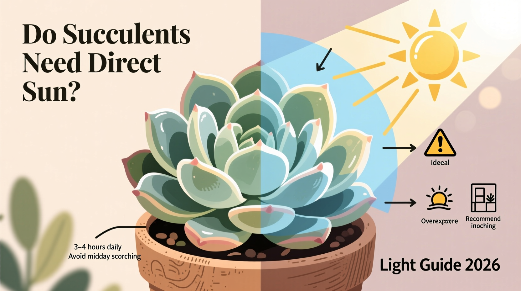 do succulents need direct sun