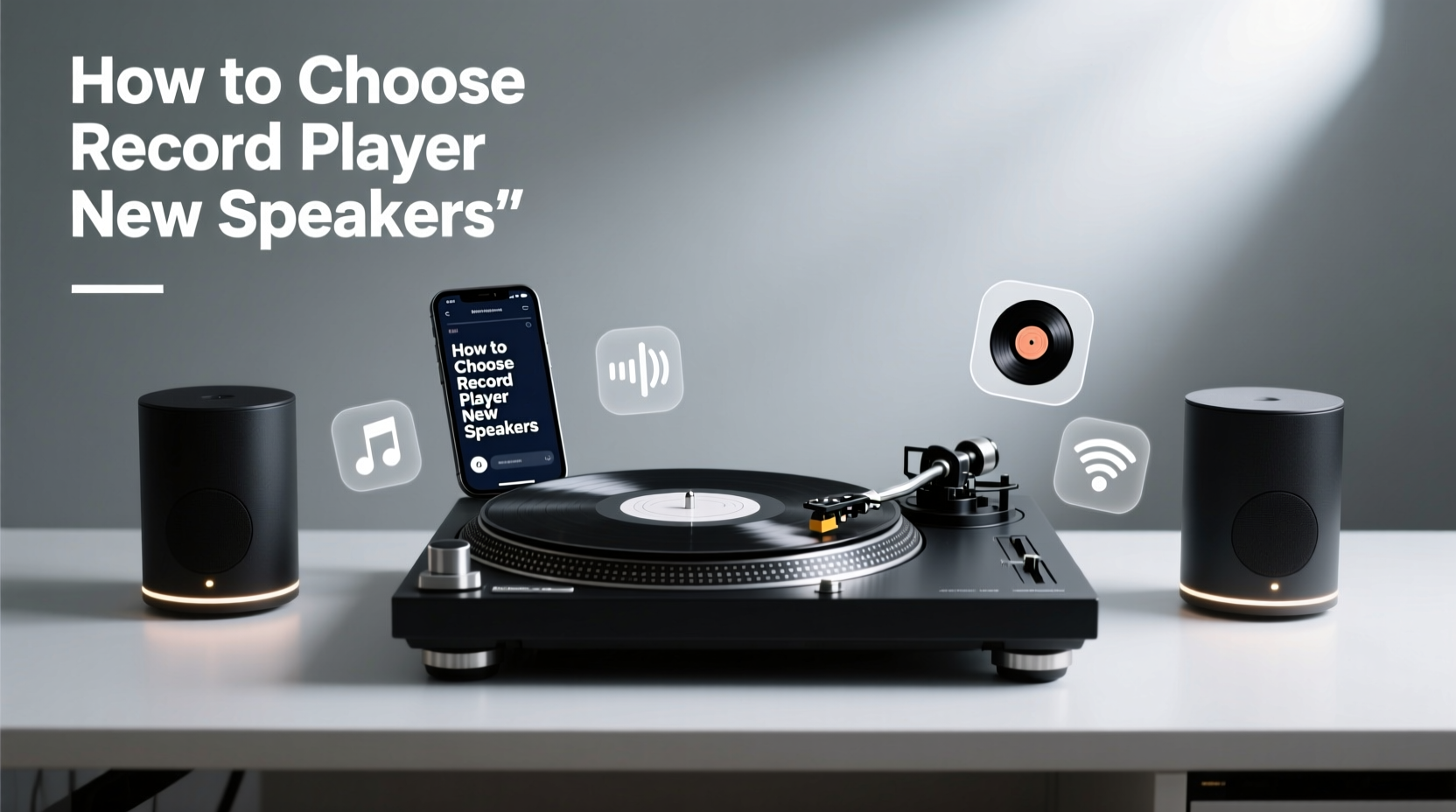 record player new speakers