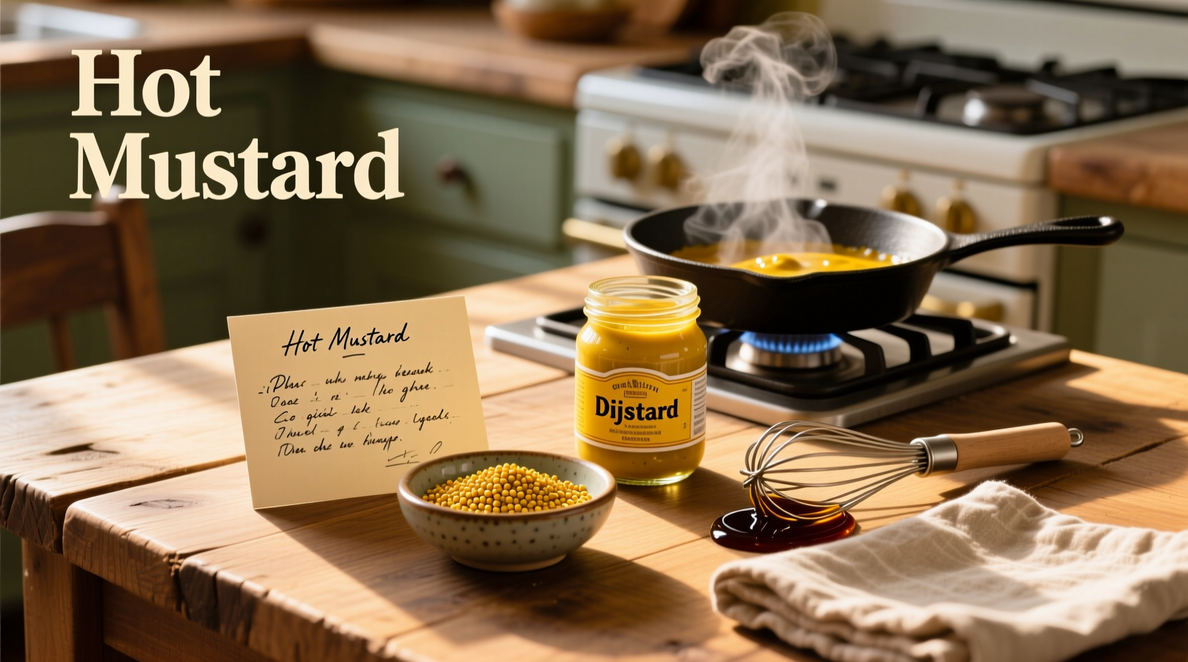 hot mustard recipe
