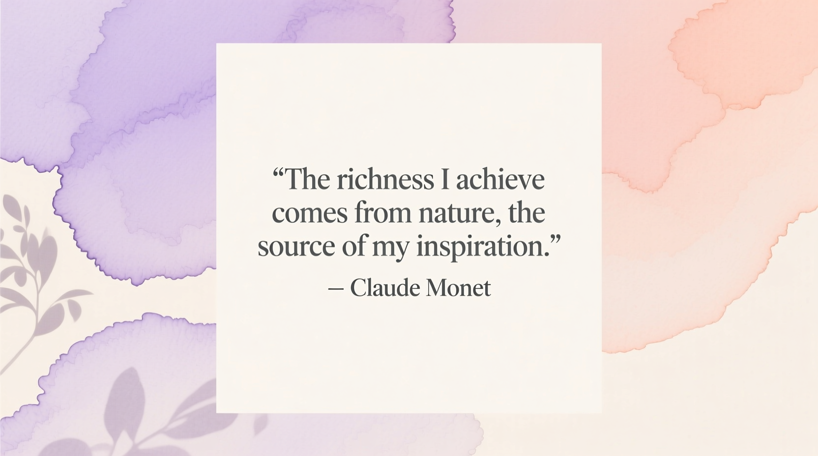Quotes About Claude Monet: Wisdom from the Master of Light, image size:1664x928