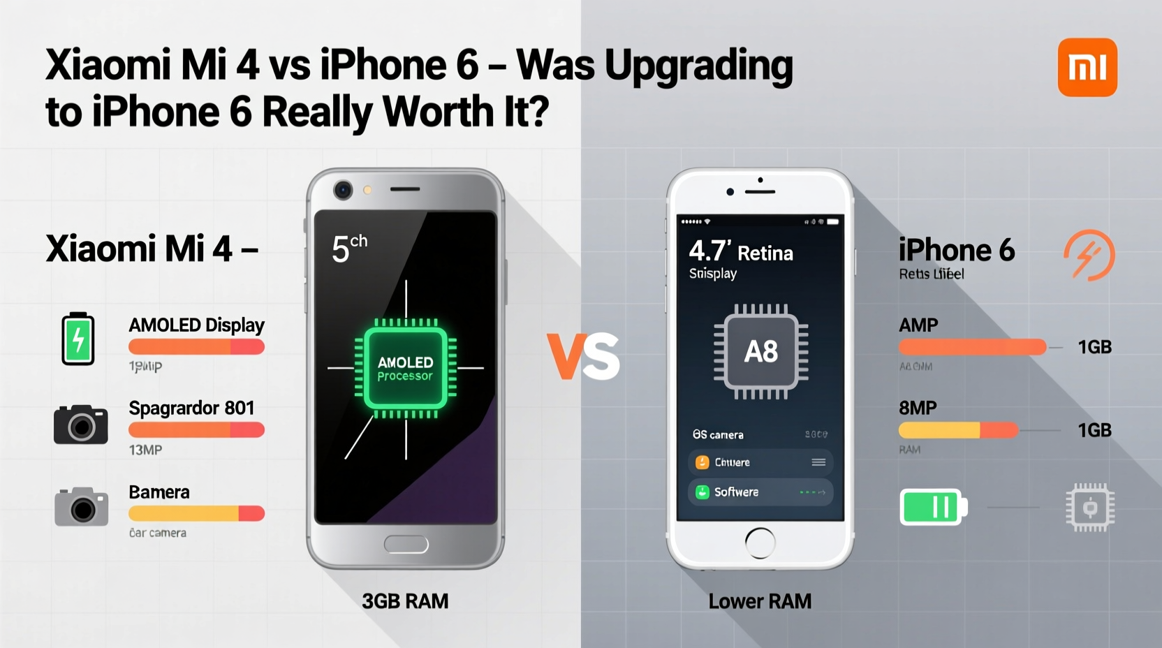 xiaomi mi 4 vs iphone 6 was upgrading to iphone 6 really worth it