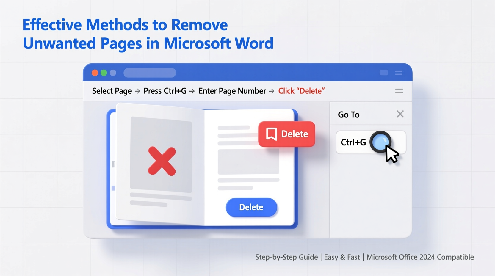 effective methods to remove unwanted pages in microsoft word easily