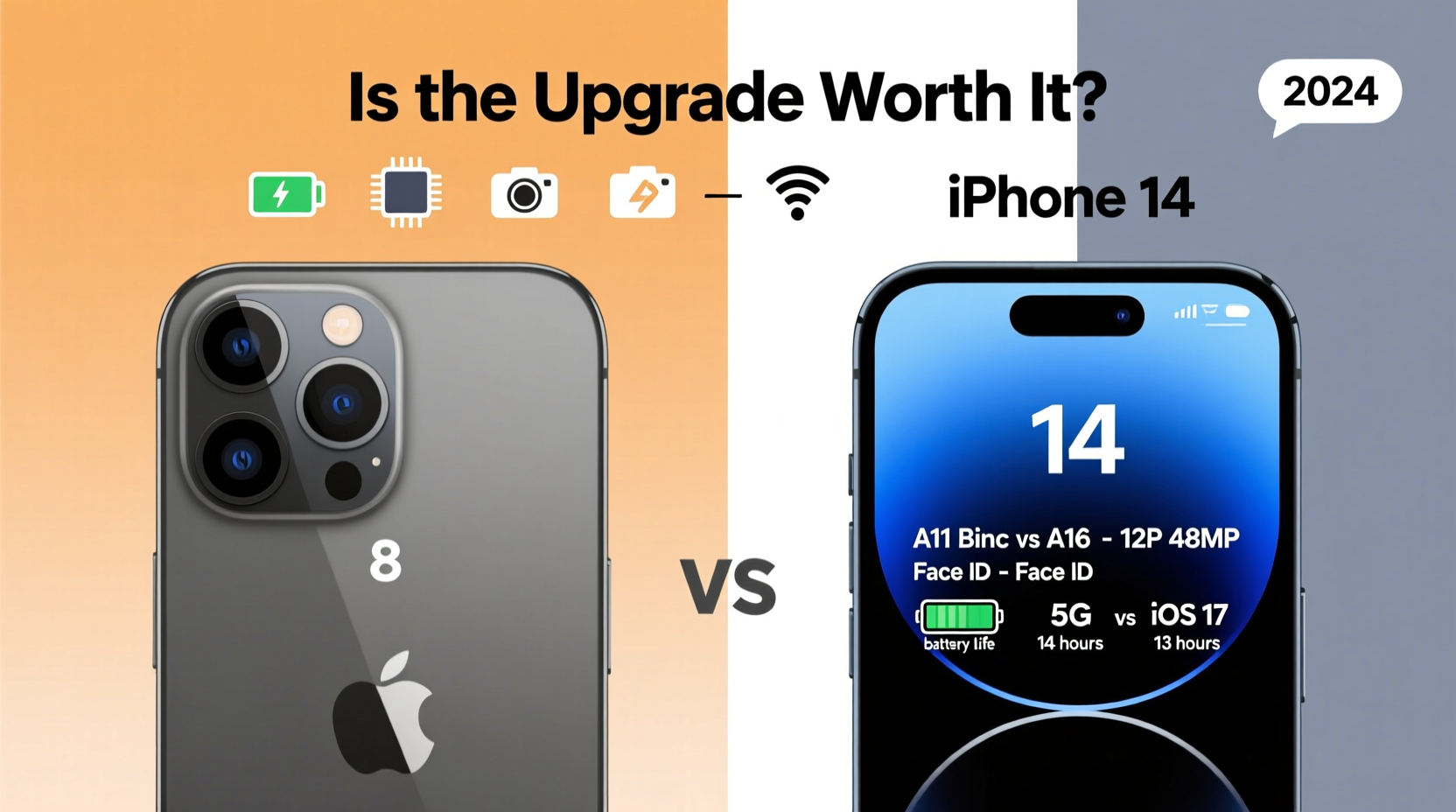 iphone 8 vs iphone 14 is upgrading really worth it in 2024
