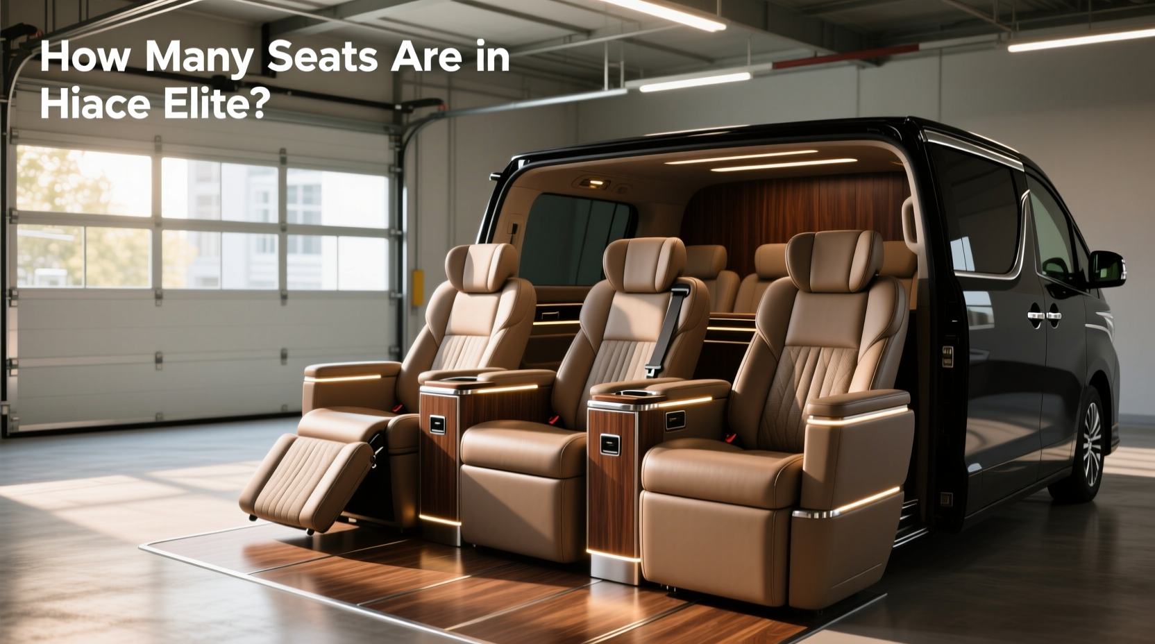 How to Choose VIP Hiace Seats, How Many Seats Are in the Hiace Elite?