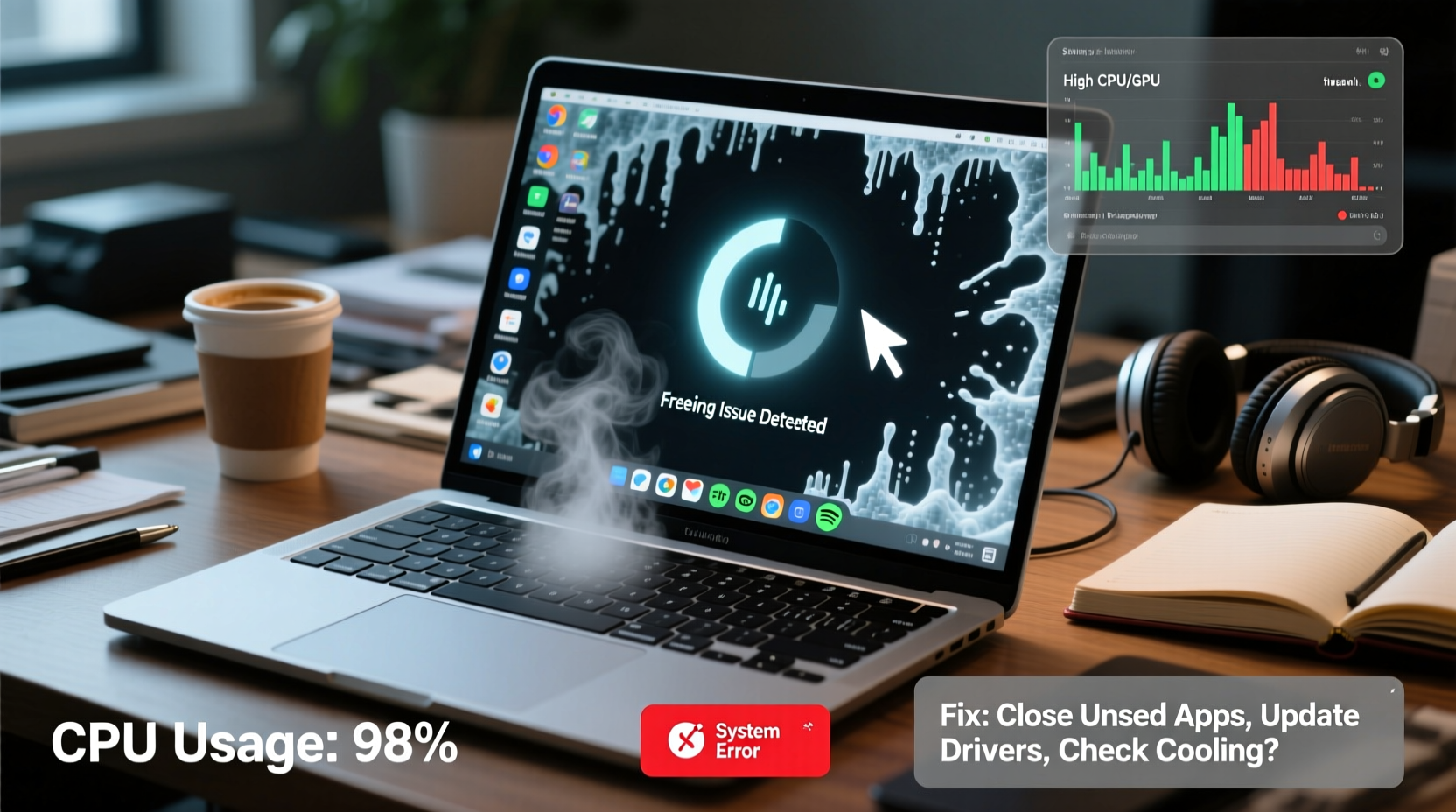 laptop freezing up why it happens how to fix it