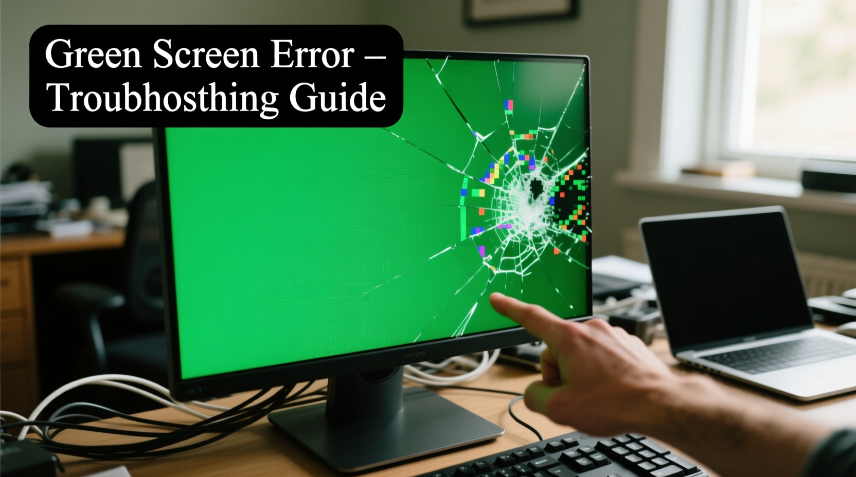 why is my computer screen green troubleshooting the issue
