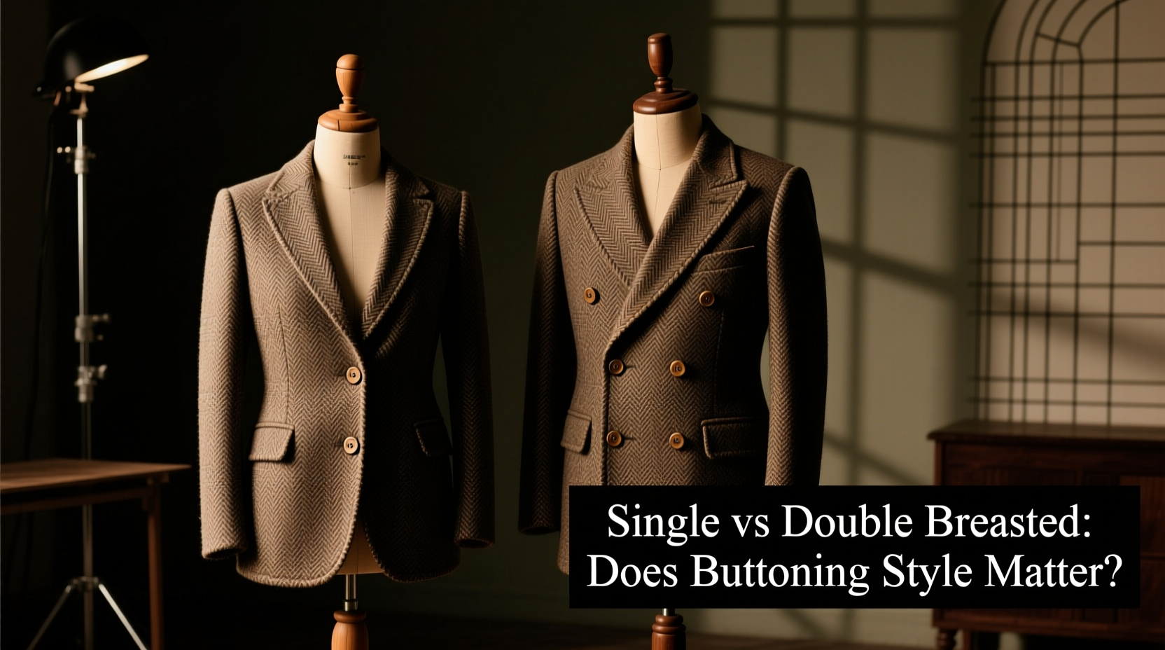 single vs double breasted tweed jacket does the buttoning style actually matter