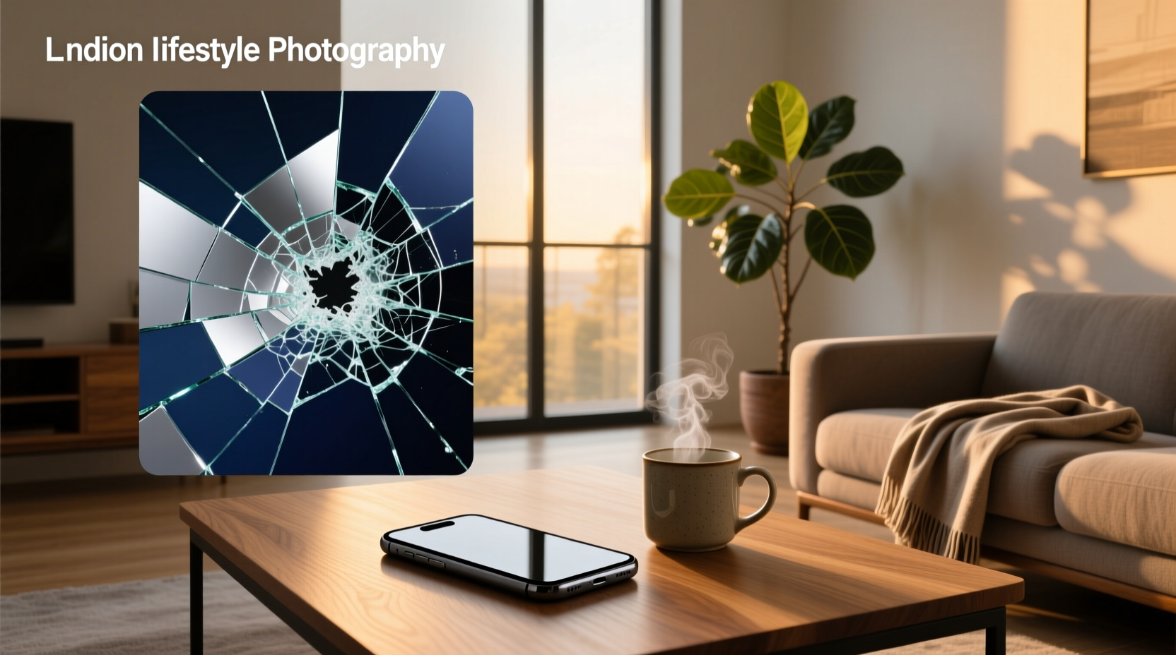 broken phone screen wallpaper prank or fix