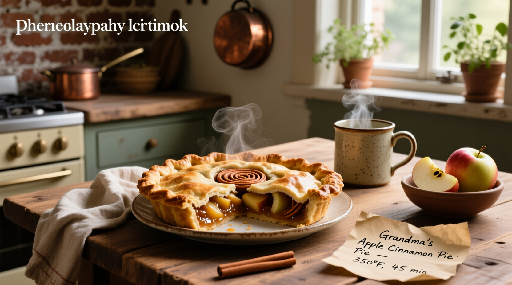 apple and cinnamon pie guide