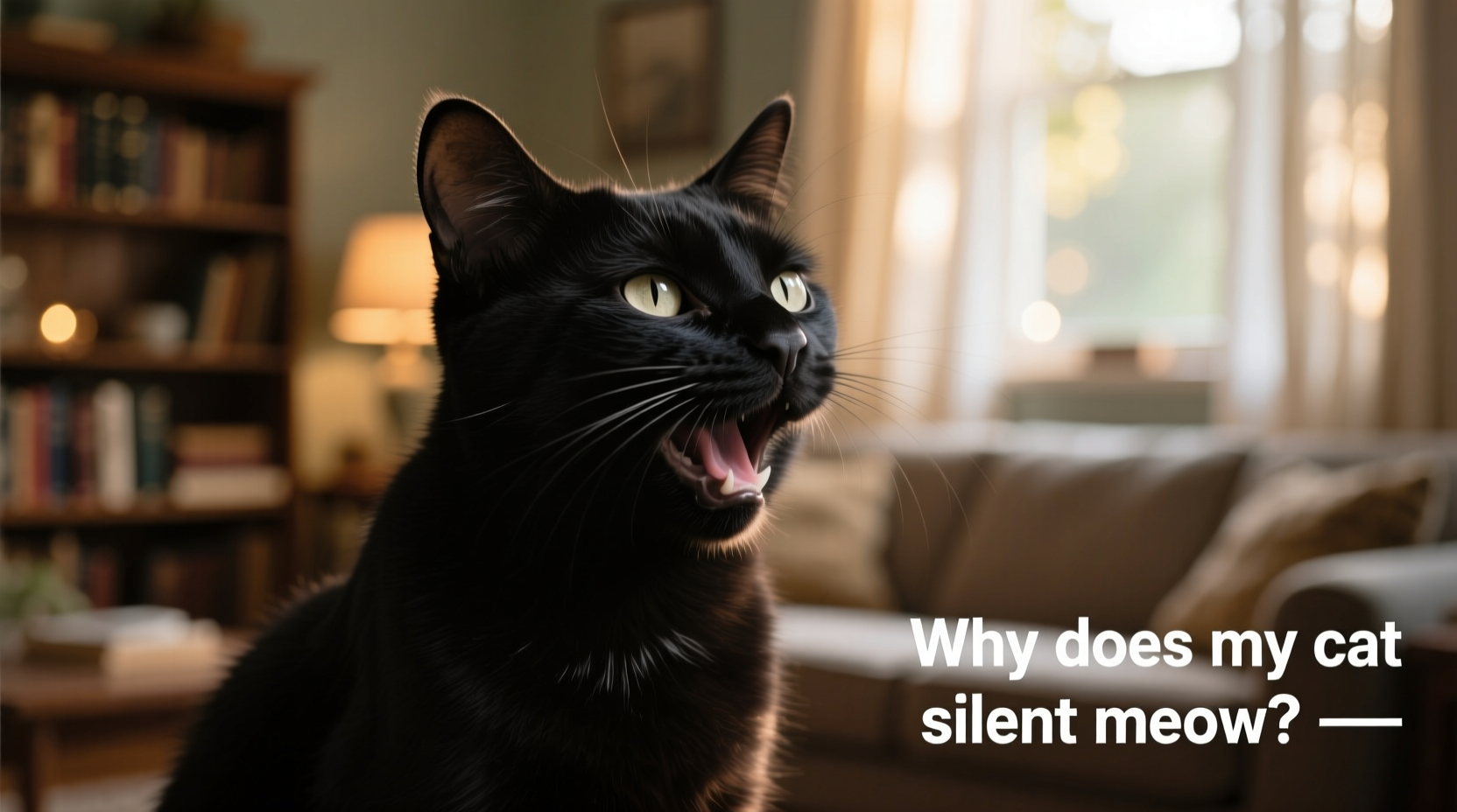 why does my cat silent meow understanding silent meows