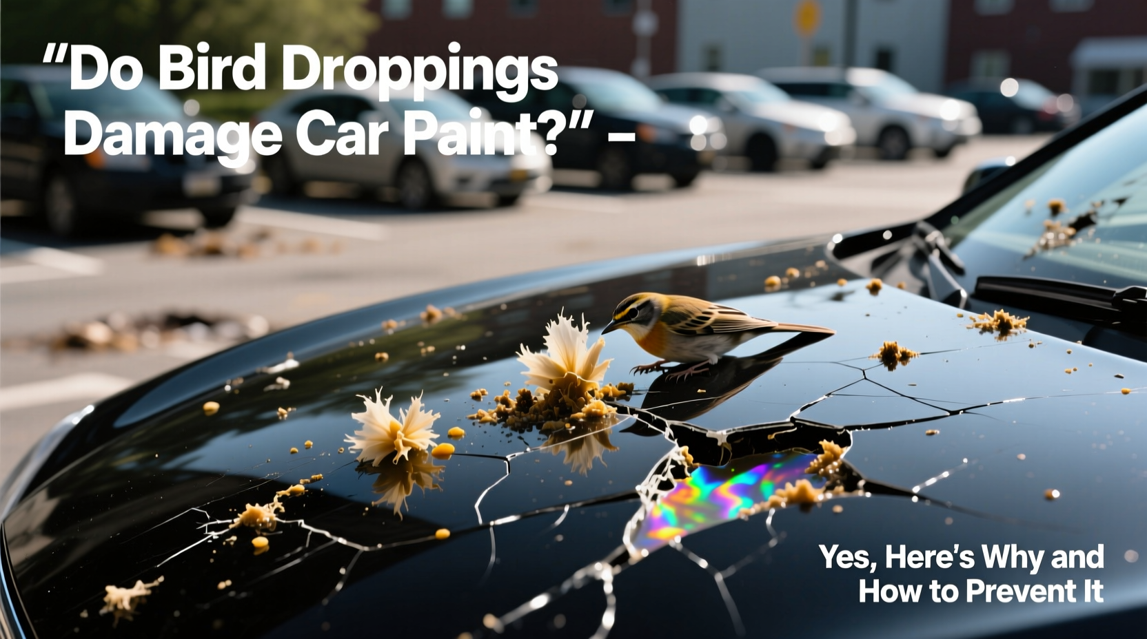 do bird droppings damage car paint