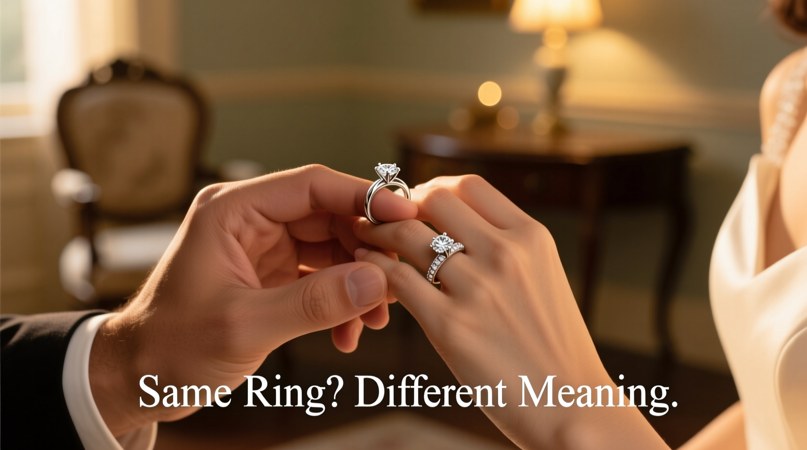 is the engagement ring the same as the wedding ring