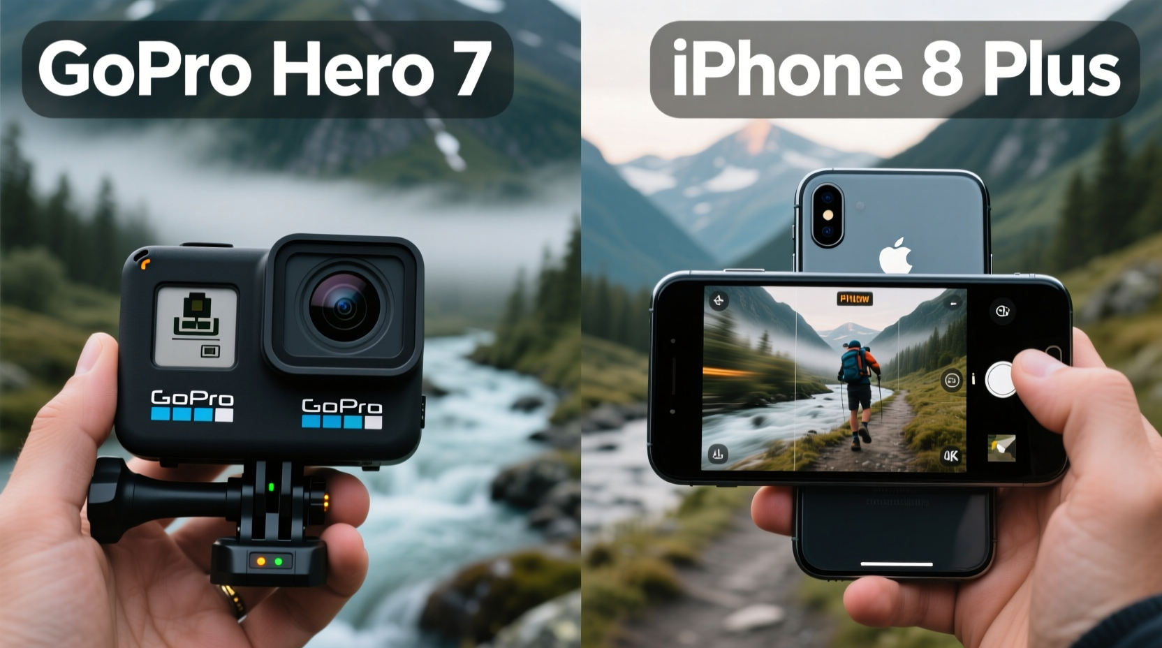 gopro hero 7 vs iphone 8 plus does the gopro still make sense