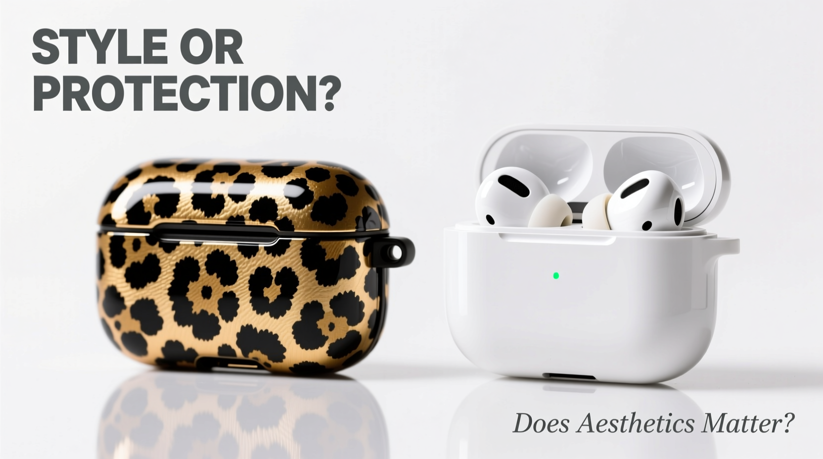 leopard print earphone case vs plain does the style actually matter or just the protection